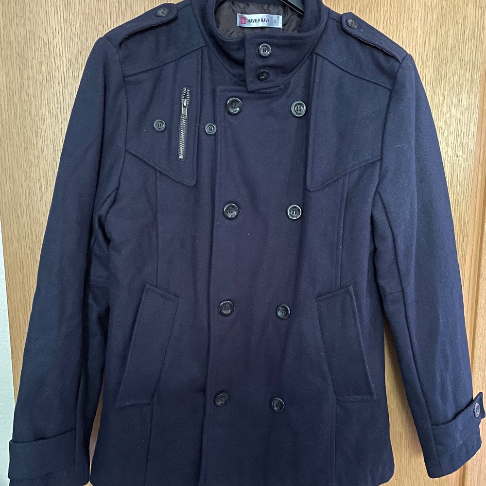 Military Style Pea Coat